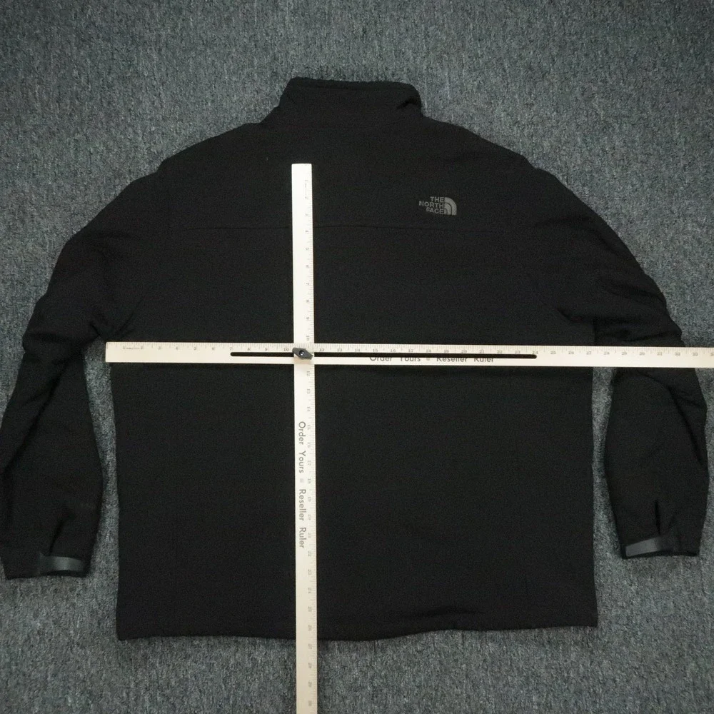 The North Face Jacket Mens XXL Black Apex Chromium Thermal Windwall Full Zip